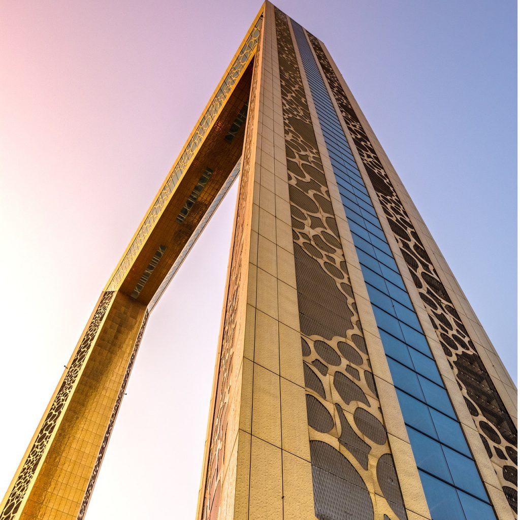 The Dubai Frame observation platform with 360° view